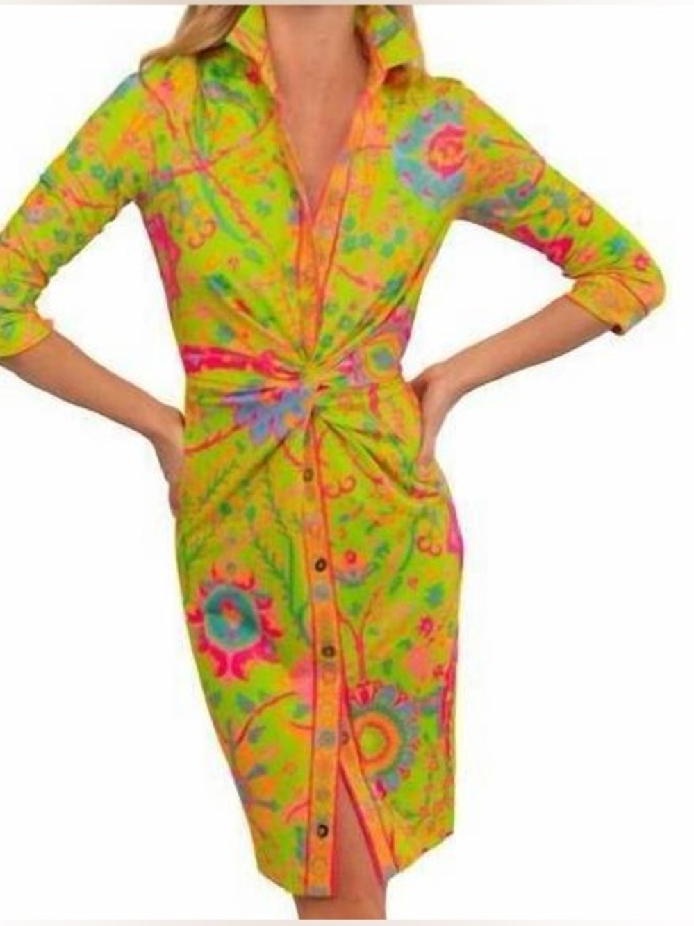 Gretchen Scott Magic Carpet Dress size M - Picture 2 of 6